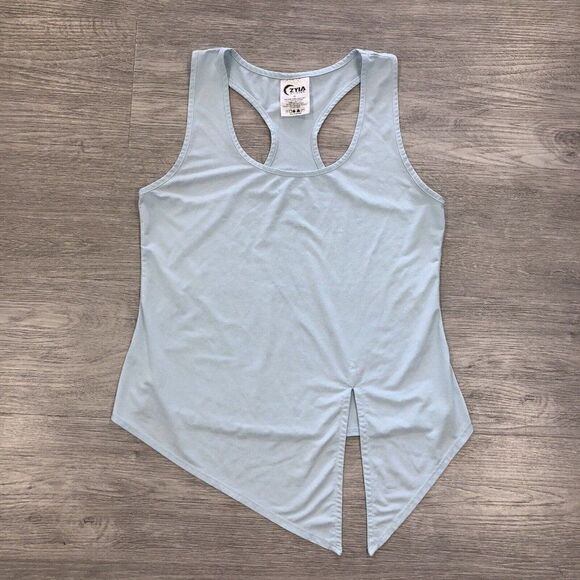 Zyia Active Racerback Knot Tank Top Womens Just a Cute Tank Blue Size Medium M - Picture 1 of 9